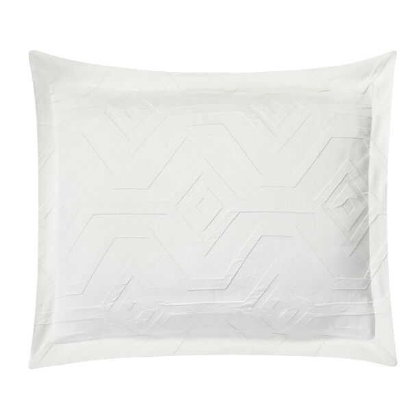 Boutique Blanche Geo Tile 3pc Comforter Super King Beige 250*260 cm image number 3