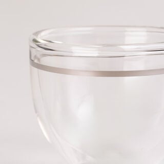 Arabic Coffee Cup Set 6Pc Silver