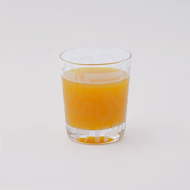 La Mesa glass tumblers set 4pcs with calligraphy design image number 3