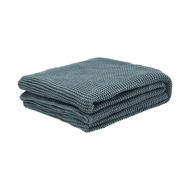 100% Cotton Knitted Throw image number 1