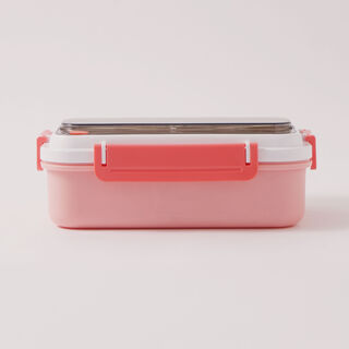 Alberto stainless steel lunchbox, pink 1200ml