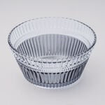 Dallaty Serving Bowl Glass, Grey, 4 Pieces image number 2