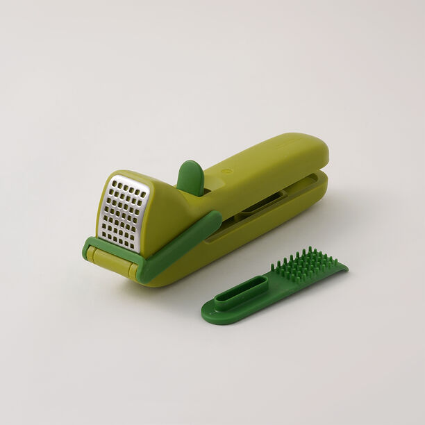 Joseph Joseph cleanforce garlic press, green image number 2