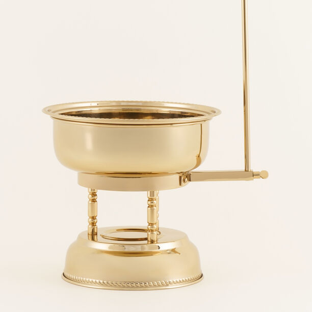 سخان طعام دائري لا ميسا ستانلس ستيل ذهبي سعة 1.5 لتر image number 2