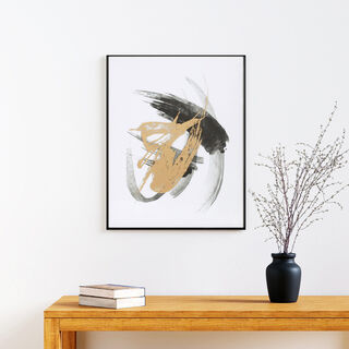 Homez abstract art painting in a glass frame 40*50 cm