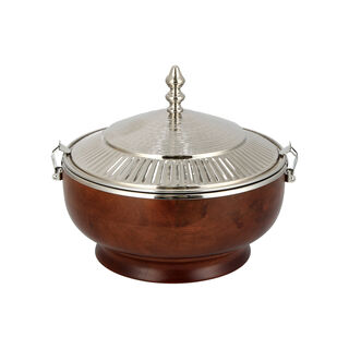 Small Food Warmer nickel Plated