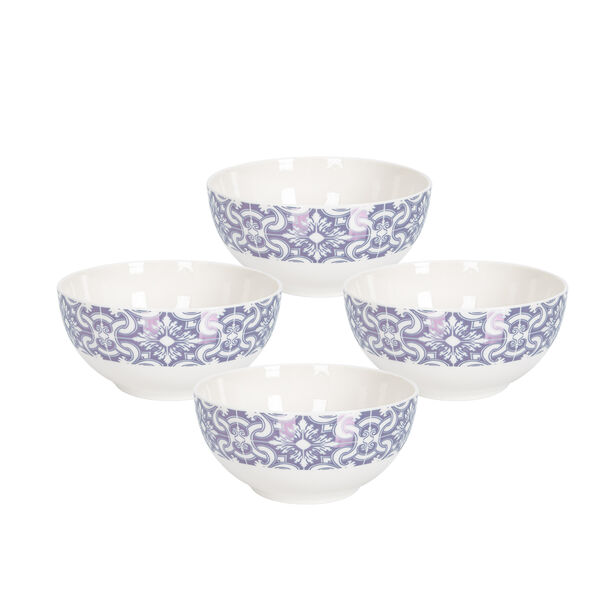 La Mesa Portu Casa 4 Pieces Set 5.5" Bowl New Bone image number 0