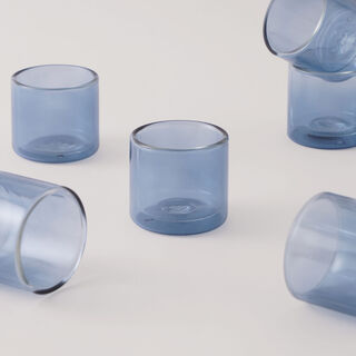 Dallaty 6Pcs Glass Arabic Coffee Cups