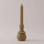 Homez Soya Wax Mono Candle, Beige 8*30Cm image number 0