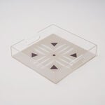 Najd Collection Dallaty Acrylic Tray 30*30*6cm image number 1