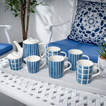 English Tea Set 7Pc Navy Carnival image number 0