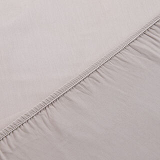 Boutique Blanche Fitted Sheet 100% Cotton 300Tc Sateen Full, Dark Grey 140*200 Cm