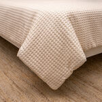 Boutique Blanche comforter 3pcs cotton beige full size 260*240 image number 1