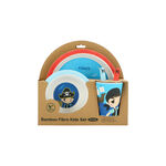 5Pcs Bamboo Fibre Pirate Kid'S Dinner Set image number 0