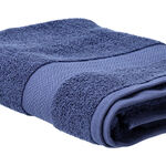 COTTAGE Bath Towle Zero Twist Indian Cotton 90x150Cm 400 GSM Dark Blue image number 2