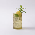 لا ميسا طقم كؤوس 4 قطع هاي بول زجاجية، أخضر 7.5*7.5*12.5سم image number 1