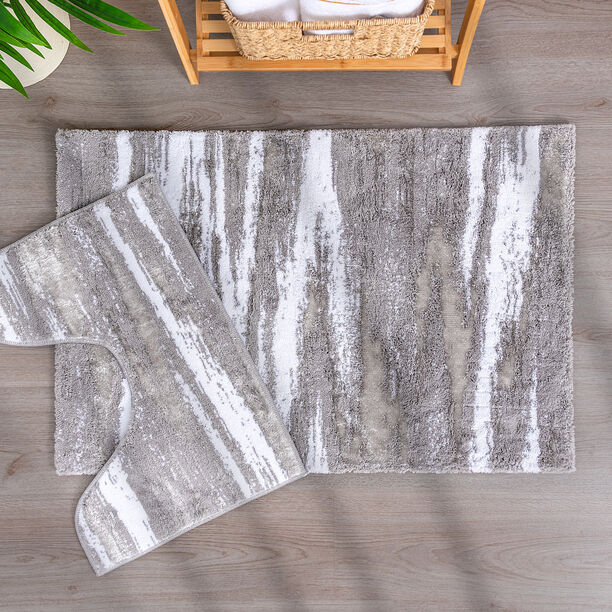 Light grey bathmat set 2 pcs image number 0