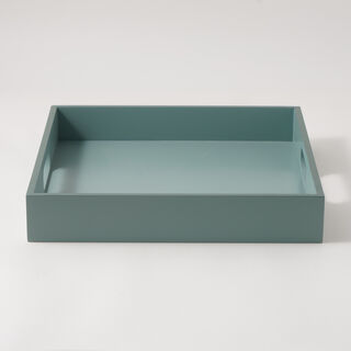 Dallaty Wood Square Tray 35*35*6Cm, Green