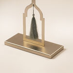Homez Ramadan decorative cresct design, silver 40*9*25cm image number 2