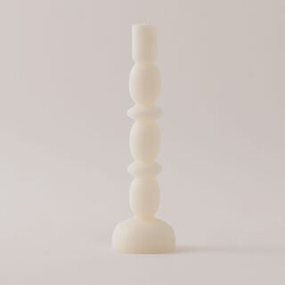 هومز شمعة كالم من شمع الصويا، أبيض 7.5*7.5*24.5سم