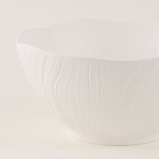 Alberto Ceramic Mixing Bowl Waves White 5.2L