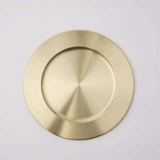 Luster Collection La Mesa Charger Plate, Matt Gold, 30 cm