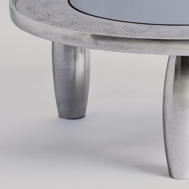 Homez Metal Coffee Table, Silver 93*38 Cm image number 2