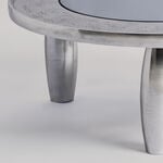 Homez Metal Coffee Table, Silver 93*38 Cm image number 2