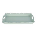 Serving Tray Antique Finish 52*34Cm Green Color image number 1