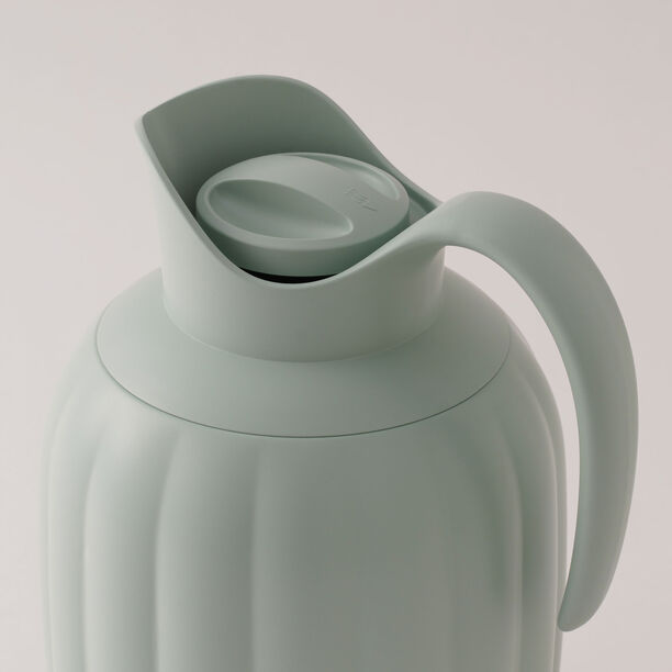 دلتي دلة حافظة للحرارة بلاستيك، أخضر 1لتر image number 2