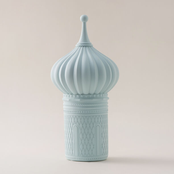 Homez dome shaped ceramic Ramadan decorative piece, green 14.5*14.5*30cm image number 0
