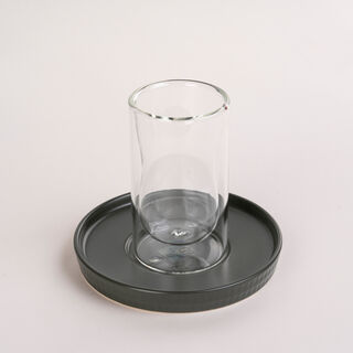 Dallaty green porcelain and glass Tea and coffee cups set 18 pcs