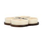 Dallaty off white porcelain nut bowls set 5 pcs image number 1