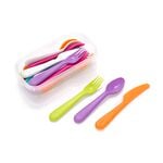 Alberto 18 Pieces Plastic Cutlery Set Colors  image number 0
