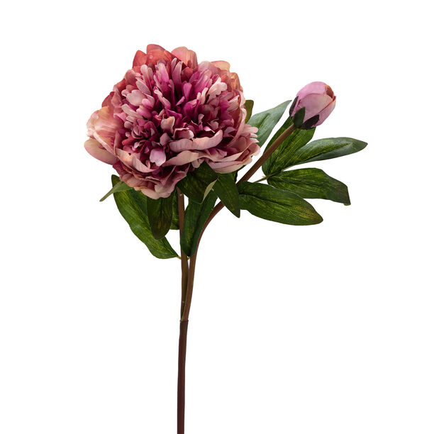 Pink Peony Artificial Flower H:58cm image number 0