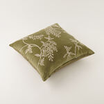 Homez Green Botanical Branch Cushion Cover, 45*45Cm image number 2