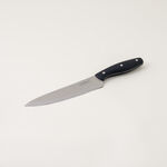 Alberto 6 piece stainless steel and black wood knife block set image number 8