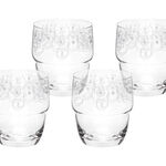 Calligraphy 4 Pcs Set Dof Glass image number 0