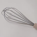Alberto stainless steel whisk 30*7*7cm, cream image number 1