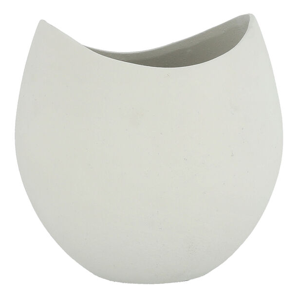 Ceramic Vase Whitte 28.5*28.5*27.5 cm image number 0