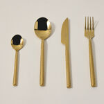 Manuscript 16 Pcs Cutlery Set Gold Color image number 0