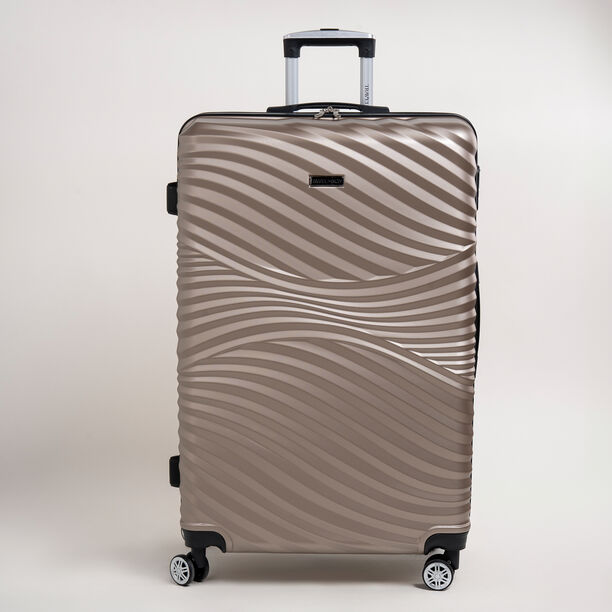 Travel vision durable ABS 4 pcs luggage set, champagne image number 1