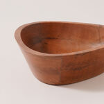 لا ميسا وعاء تقديم خشب طبيعي وسط 25.5*25*8سم image number 2