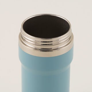 Dallaty Stainless Steel Thermo Travel Cup, Blue, 400 Ml