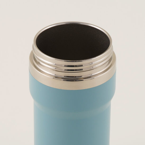 Dallaty Stainless Steel Thermo Travel Cup, Blue, 400 Ml image number 2