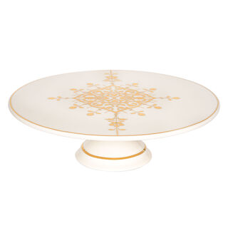 Footed Cake Stand Gold Frill