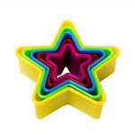 Plastic Cookie Cutters 5 Pieces Assorted Shapes image number 0