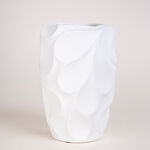 هومز مزهرية اوف وايت سيراميك 21.5*21.5*32 سم image number 2