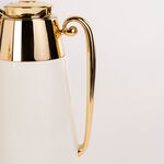 Dallaty set of 2 steel vacuum flask beige & gold 1L image number 3