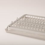 Brabantia dish drying rack light gray aluminium 49*38.5*14cm image number 2